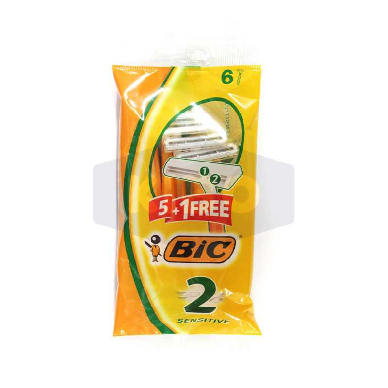 Rasoir double lames sensitive 5 pièces
