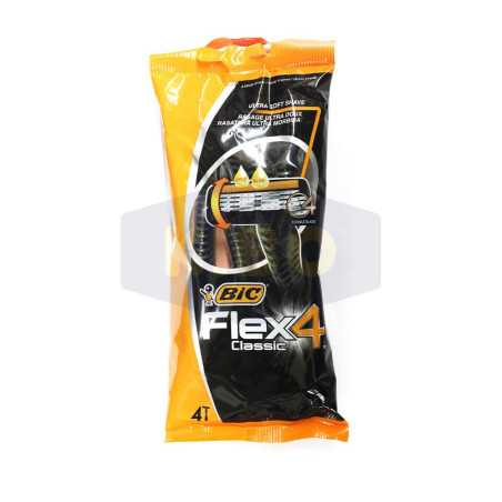 Rasoir Flex quatre lames 4 pièces