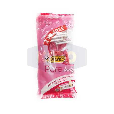 Rasoir triple lames Pure Lady 4+2 pièces