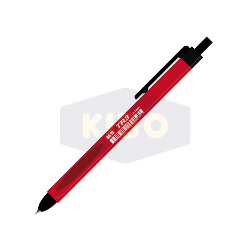 Stylo bille semi-gel rouge 0