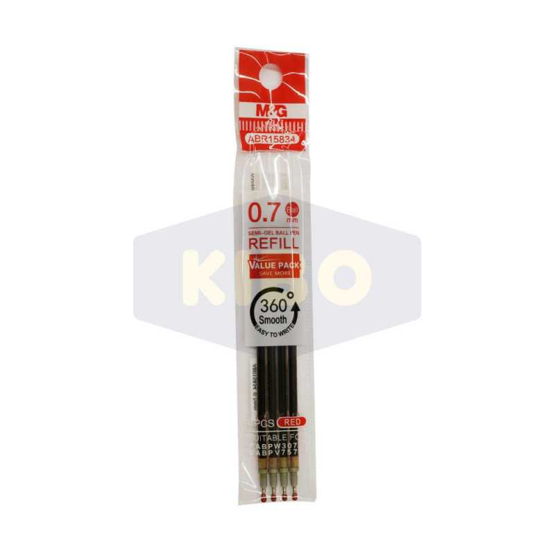 Recharge pour stylo gel rouge 0