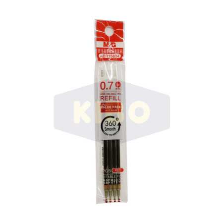Recharge pour stylo gel rouge 0