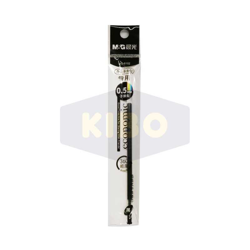 Recharge pour stylo gel noir 0