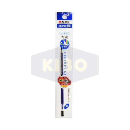 Recharge pour stylo gel bleu 0