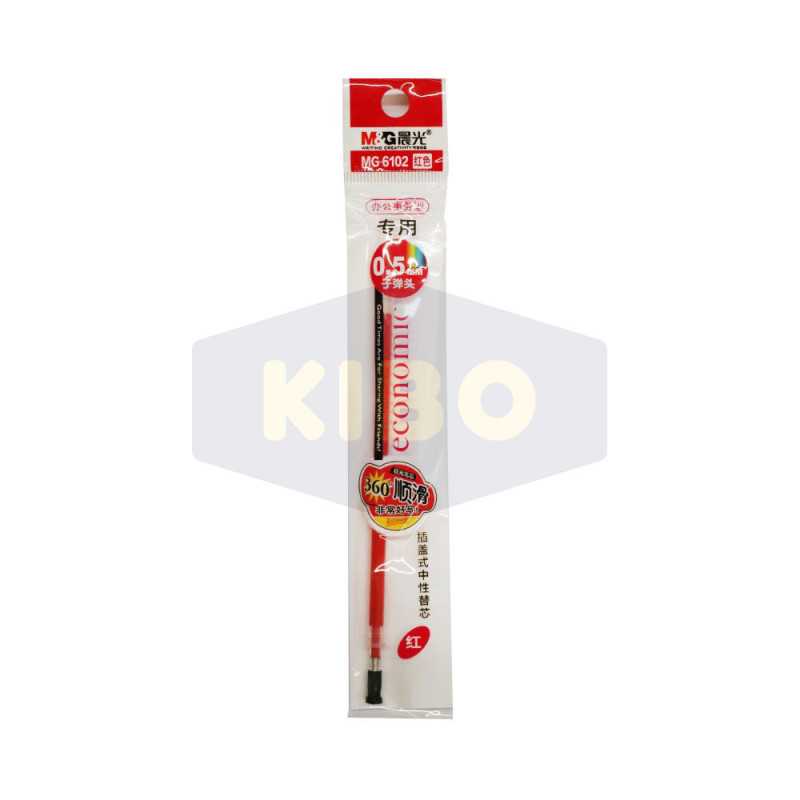 Recharge pour stylo gel rouge 0