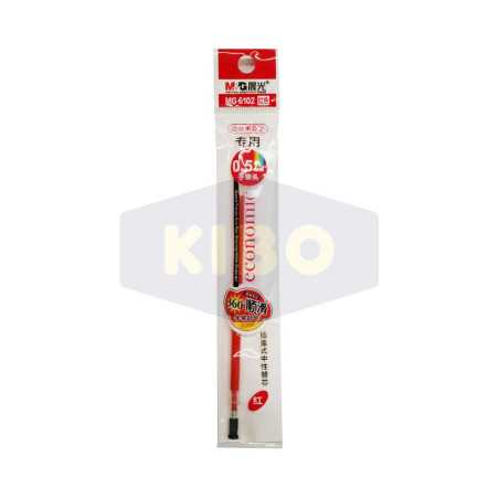 Recharge pour stylo gel rouge 0