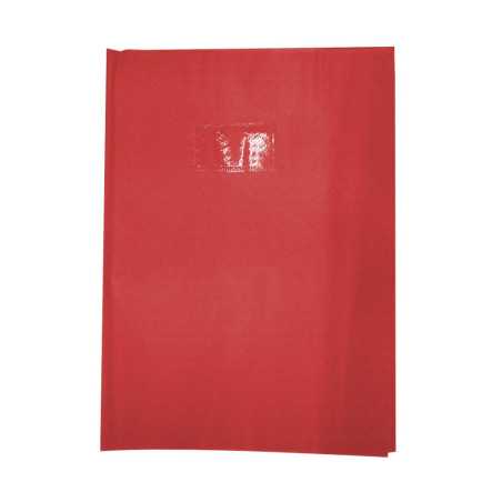Protège cahier grand format Rouge