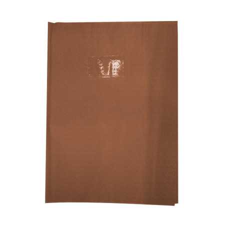 Protège cahier grand format Marron