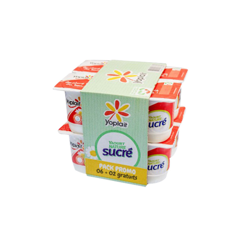 Yoplait nature sucré pack de 8 x125g