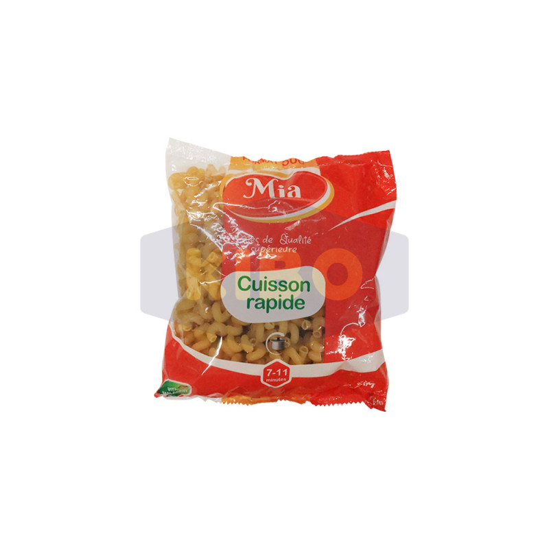 Pâtes spirales Mia 500g