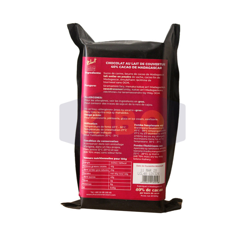 Couverture de Chocolat au Lait 38%