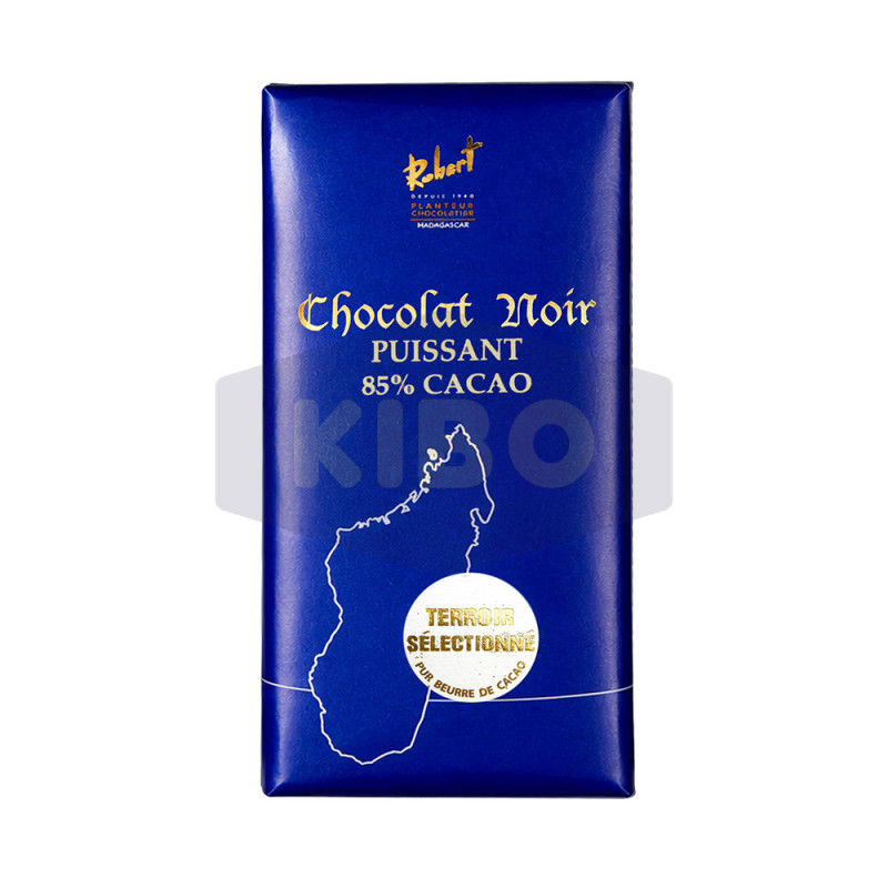Tablette de chocolat noir puissant 85%