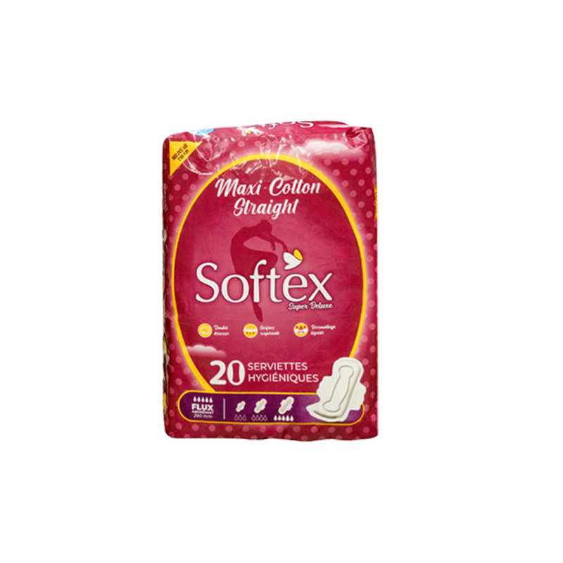 Serviette hygiénique maxi cotton x20