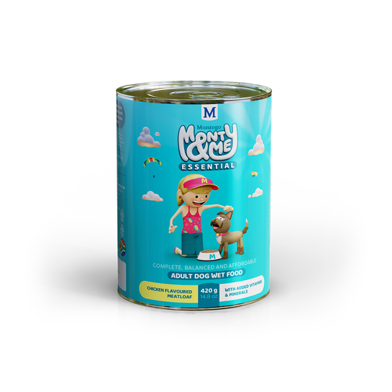 Pâtée essentielle pour chien MONTY & ME - 420 g