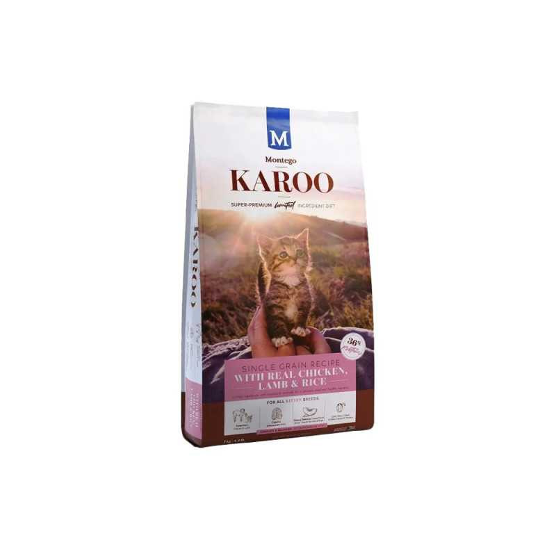 Croquettes pour chaton au poulet et agneau KAROO - 2 kg