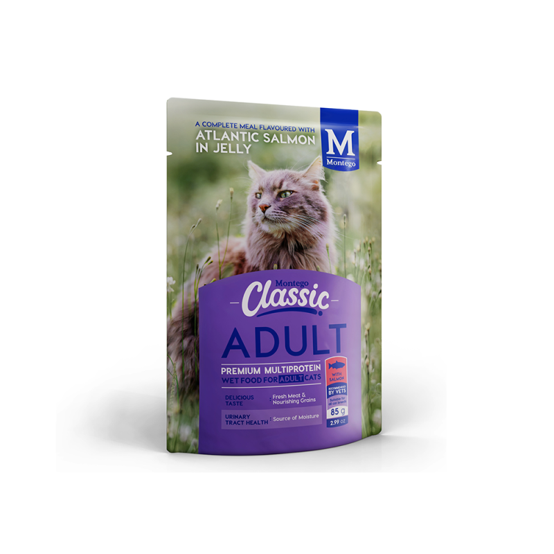 Pâtée humide pour chat au saumon CLASSIC - 85 g