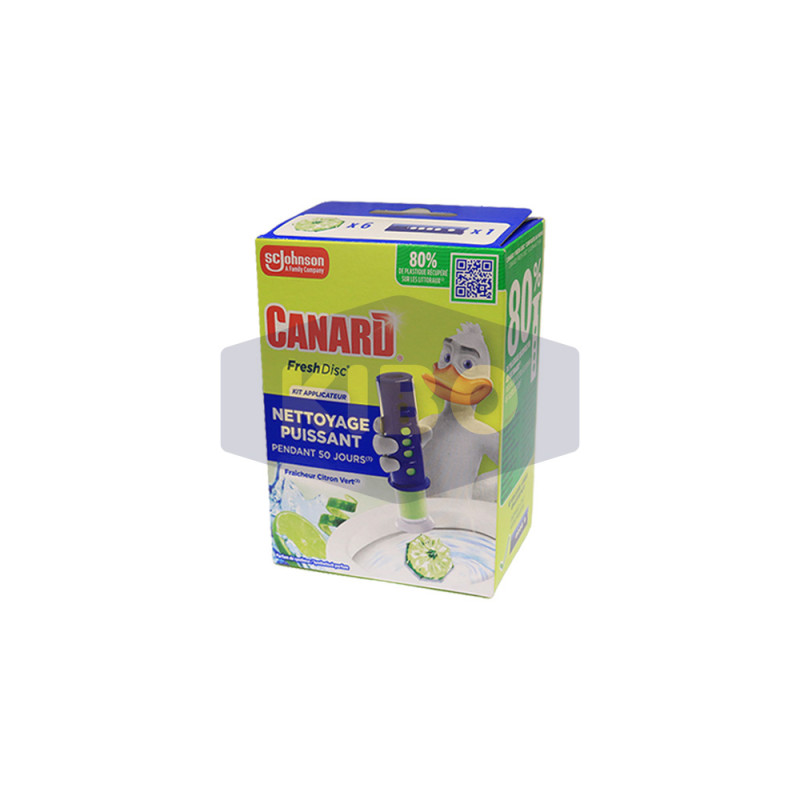 Bloc wc fresh disc fraîcheur criton vert + 1 applicateur