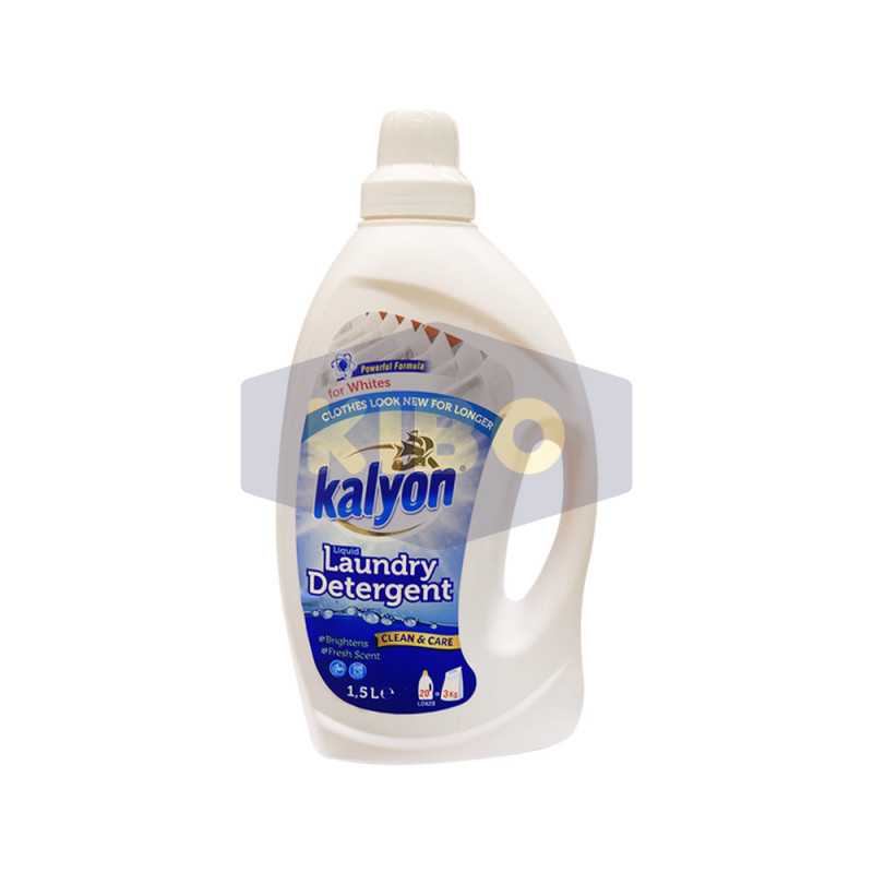 Lessive liquide pour du linge blanc 1,5L
