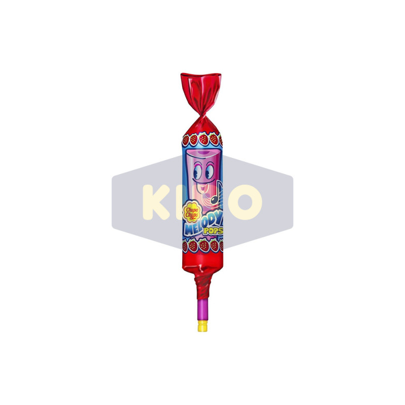 Bonbons chupa chups melody pops fraise  15g