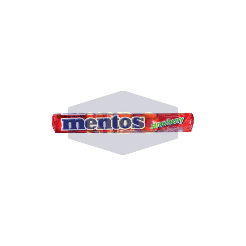 Bonbons fraise Mentos 37,5g