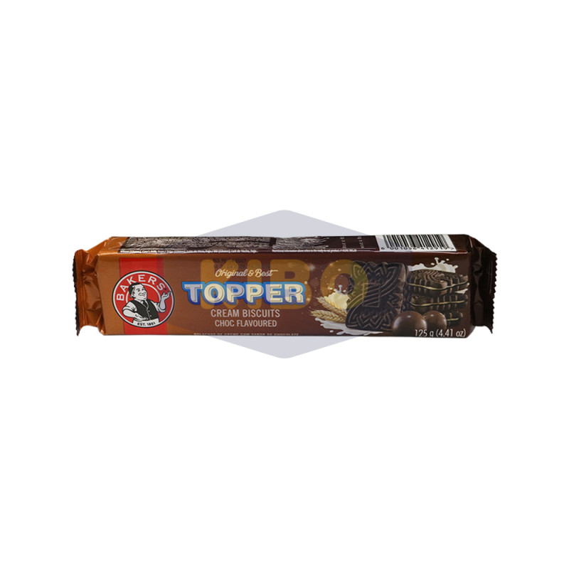 Biscuits à la crème au chocolat bakers topper 125g