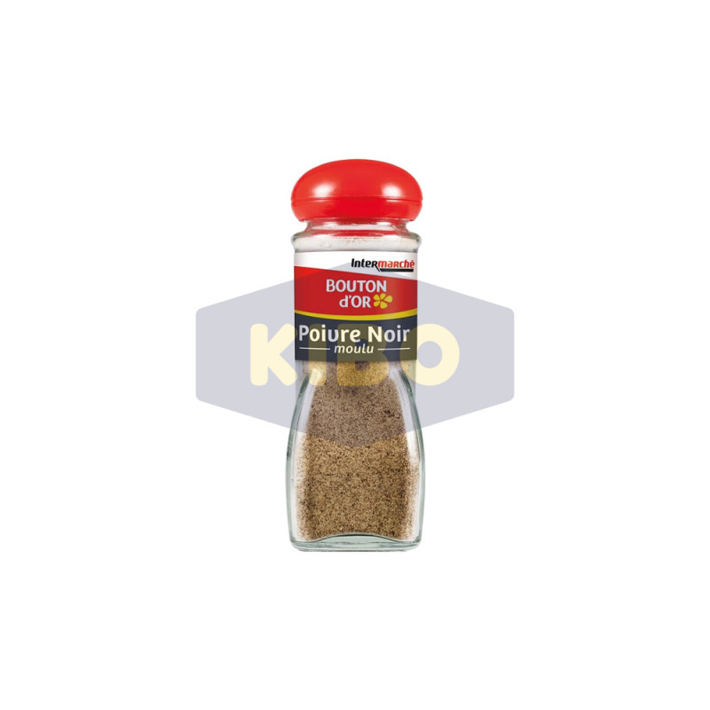 Poivre noir moulu 48g