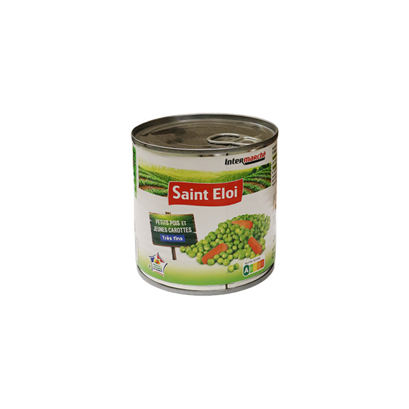 Petits pois et jeunes carottes très fins 1/2 265g