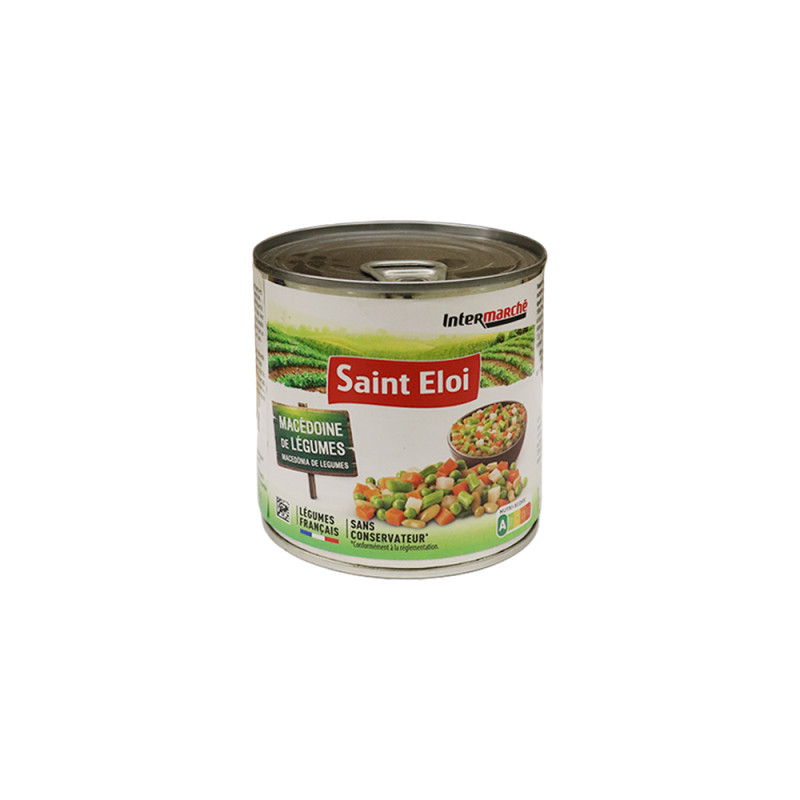 Macédoine de légumes en conserve 1/2 265g