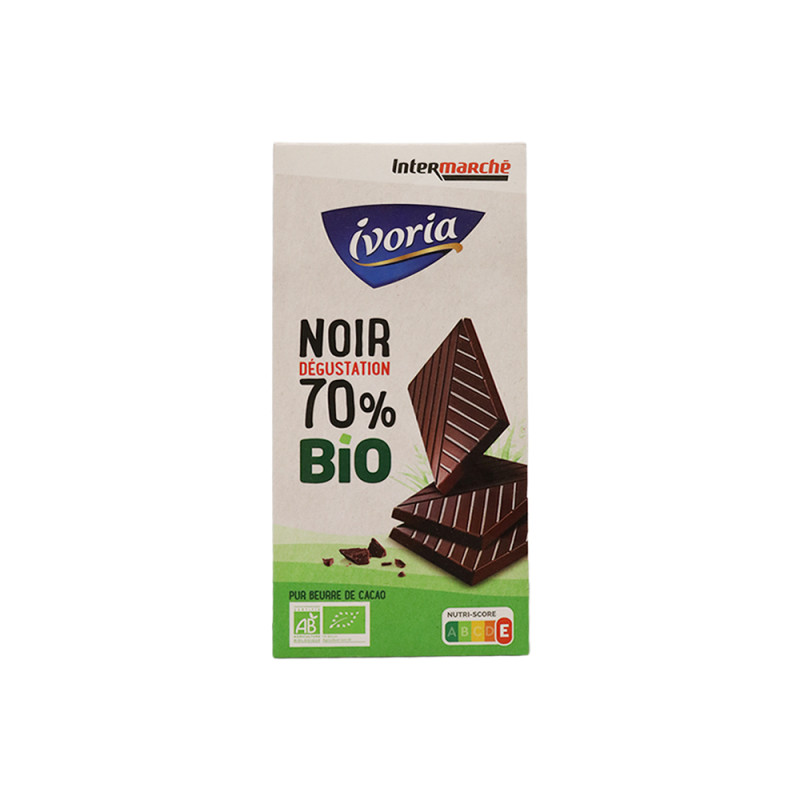 Tablette de chocolat noir bio 74% 100g