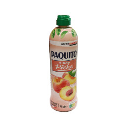 Sirop saveur pêche zéro...