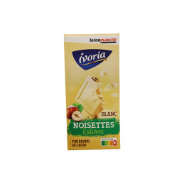 Tablettes de chocolat blanc...