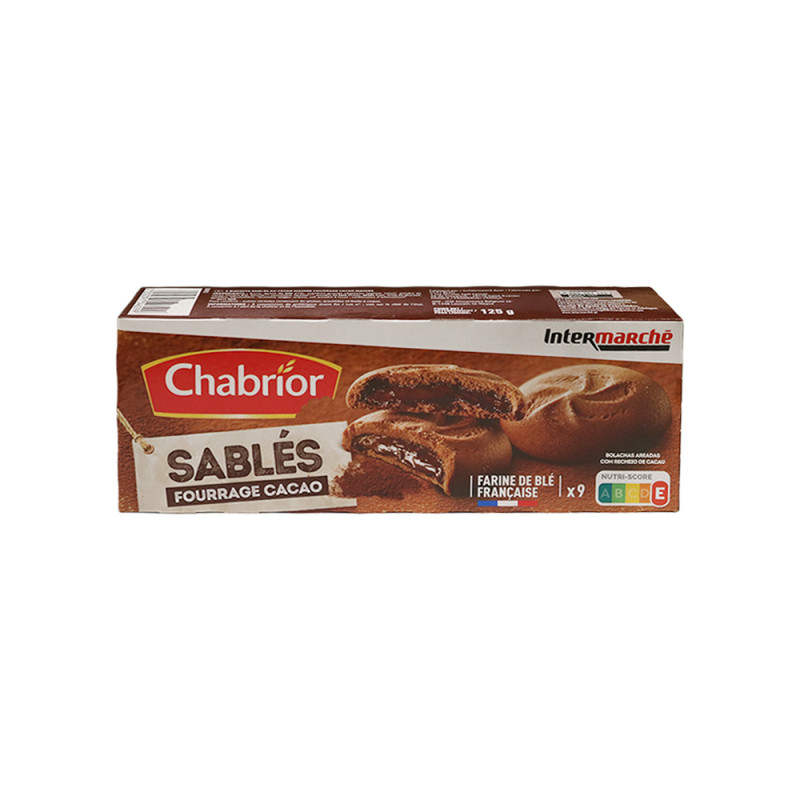 Sablés fourrages cacao 125g