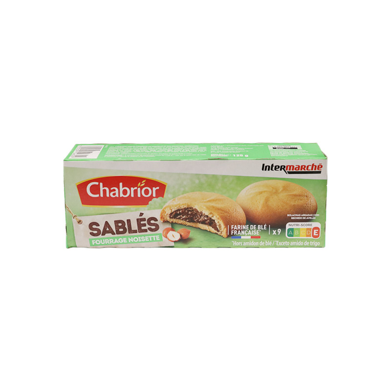 Sablés fourrage noisette 125g