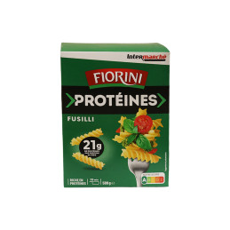 Pâtes fusilli protéinées 500g
