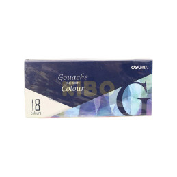 Peinture gouache 18 couleurs