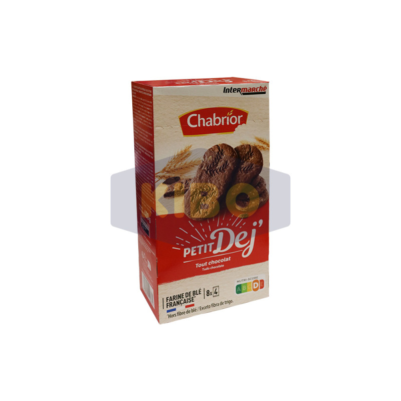 Biscuits Petit dej' tout chocolat 400g