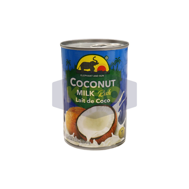 Lait de coco éléphant and sun 400ml