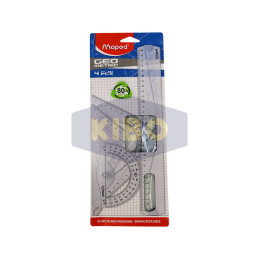 Kit de géométrie 4 pièces