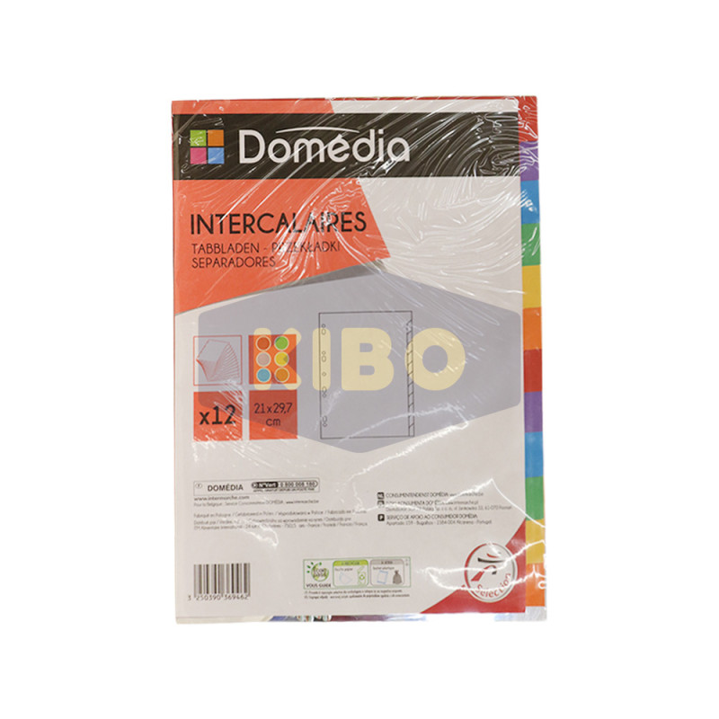 Classeur rembordé PVC 4 anneaux format A4