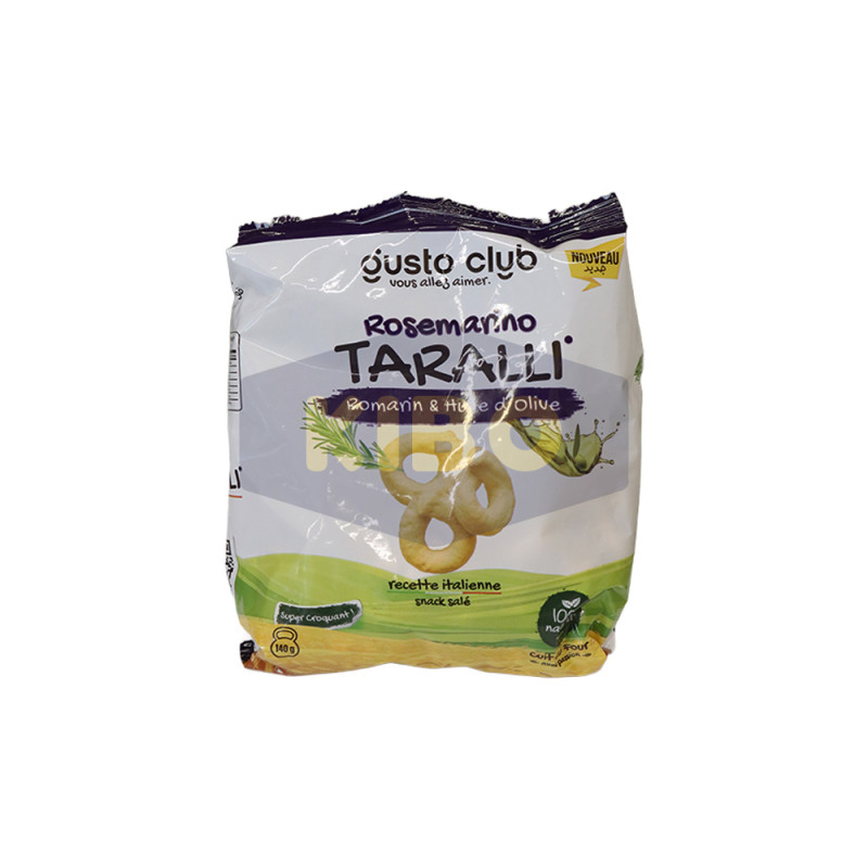 Biscuits salés au romarin et huile d'olive 140g