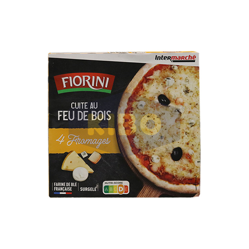Pizza cuite au feu de bois 4 fromages 420g