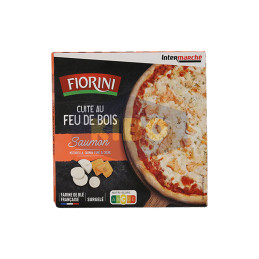 Pizza cuite au feu de bois...