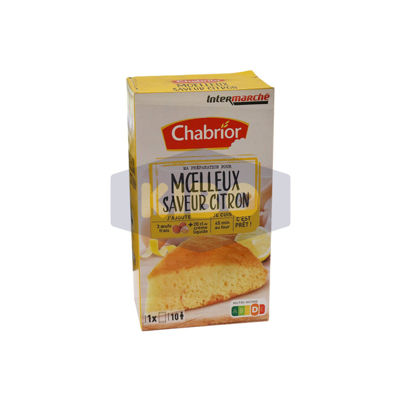 Préparation pour moelleux saveur citron
