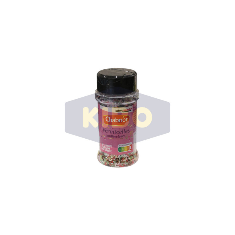 Vermicelles multicolores 60g