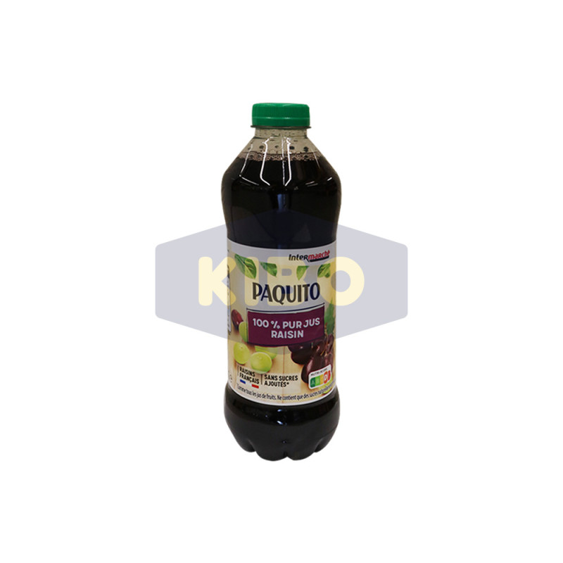 100% pur jus de raisin pet  1L