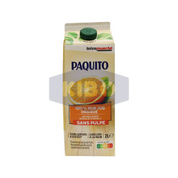 Pur jus orange sans pulpe 2L