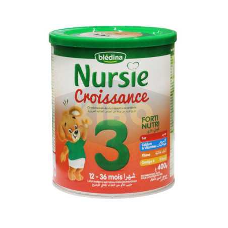 Lait infantile 3ème âge Nursie 400g