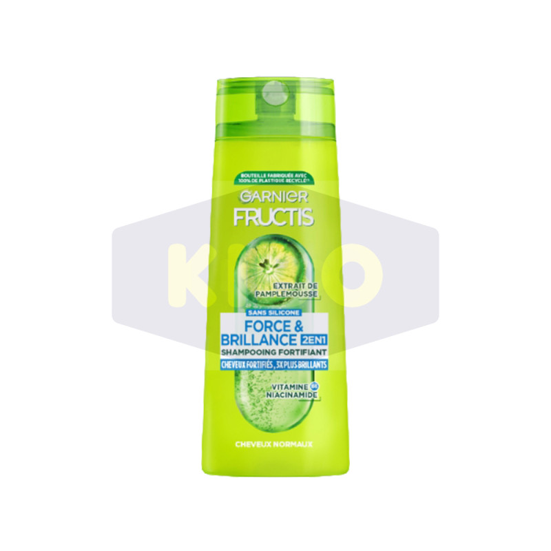 Fructis shampoing 2en1 force et brillance 300ml