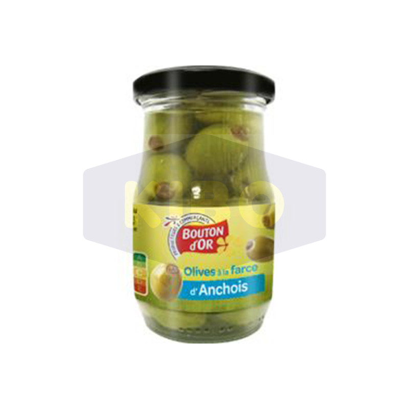 Olives vertes à la farce d'anchois 120g