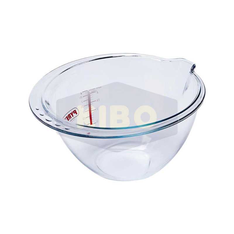 Bol à mixer en verre transparent 4